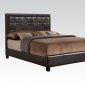 20720 Laqueena Upholstered Bed by Acme w/Optional Ajay Casegoods