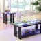 Luminar II Coffee & 2 End Table Set CM4559 in Espresso w/Options