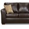 Brown Bonded Leather Match Modern Sofa & Loveseat Set w/Options