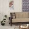 Studio NYC Sofa Bed in Brown Fabric by Casamode w/Options