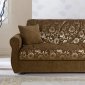 Melody Sleeper Sofa in Yasemin Green Fabric by Sunset