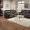 Truffle-Brown Top Grain Leather Modern Sofa & Loveseat Set