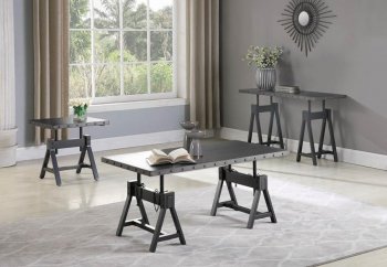 708208 3Pc Coffee & End Table Set - Gunmetal - Coaster w/Options [CRCT-708208]