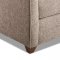 Tilly Sofa in Latte Fabric by Klaussner w/Queen Sleeper