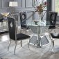 Noralie Dining Table 72960 in Mirrored by Acme w/Optional Chairs