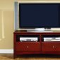 Amaretto Finish TV Stand For 50" or 60" TV w/Storage Drawers