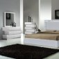 Monet Bedroom in Silver by J&M w/Optional Milan White Casegoods