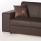 Kobe Escudo Brown Sofa Bed in Leatherette w/Options