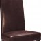 DG020DC-BR Dining Chair Set of 4 in Brown PU by Global