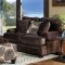 Bonaventura Sofa SM5142BR in Brown Microfiber w/Options