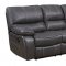 U0040 Motion Sofa in Grey/Black by Global w/Options