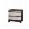 Euclid CM7205 5Pc Bedroom Set in Silver and Espresso Finish