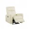 Blane Power Recliner 59772 in Beige Leather Match by Acme