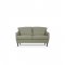 Helena Sofa 54570 in Moss Green Leather by MI Piace w/Options