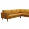 Drew Sectional Sofa 31278 in Gold Color Fabric by VIG