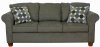 Grey Fabric Modern Sofa & Loveseat Set w/Options