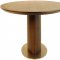 Espresso Finish Modern Dining Table w/Oval Top & Base