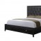 Salerno Bedroom Set 5Pc in Black by Global w/Options