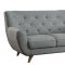 Carin Sofa & Loveseat Set CM6134LG in Light Gray w/Options