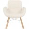 Milwood Set of 2 Accent Chairs MW25BGT in Beige by LeisureMod