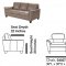 Belfast Sofa 54035 MI Piace in Taupe Top Grain Leather by Acme