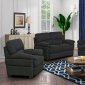 Chrys Sofa & Loveseat Set MNY2816 in Deep Blue w/Options