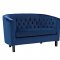 Prospect Loveseat EEI-2615-NAV in Navy Velvet by Modway