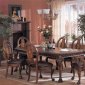 Medium Brown Finish Traditional Formal Dining Room w/Options