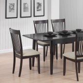 103721 Dining Table by Coaster in Cappuccino w/Options