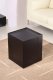 Dark Oak Finish Modern End Table w/Mini Bar