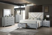 Veronica Bedroom 224721 in Light Silver by Coaster w/Options