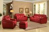 1529 Mirella Sofa & Loveseat Set by Leather Italia w/Options