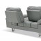 GIA Sofa in Grey Leather by At Home USA w/Options