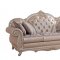 Marquee Sofa 652 in Pearl Bonded Leather w/Optional Items