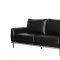 U858 Sofa & Loveseat in Black Leather Gel by Global w/Options