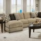 Vassenia Sectional Sofa 55810 in Latte Chenille - Acme w/Options