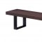 Block Dining Table in Dark Walnut by J&M