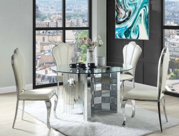 Noralie Dining Table DN00718 by Acme w/Optional Cyrene Chairs [AMDS-DN00718-DN00926 Noralie]