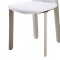 Lola Dining Table in White & Black w/Options by Whiteline