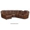 Putnam Power Motion Sectional Sofa 9405BR in Brown - Homelegance