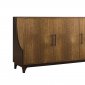 Izaac 3 Door Credenza in Toasted Pecan by NCFurniture