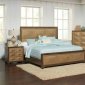 Wheatland 5Pc Bedroom Set 204601 in Wire Brush Sage/Antique Gold