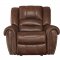 Center Hill Recliner Sofa 9668NSD in Saddle Brown by Homelegance