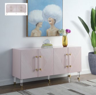 Anastasia Buffet 319 in Pink Lacquer by Meridian