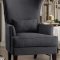 Avina Accent Chair 2Pc Set 1296F1S in Charcoal by Homelegance