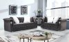 LCL-005 Sofa & Loveseat Set in Dark Gray Velvet