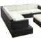 Harbour Outdoor Patio Sectional 6Pc Set Choice of Color - Modway