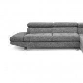 Adelaide Sectional Sofa in Gray Fabric by Wholesale Interiors