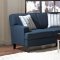 Finley Sofa & Loveseat Set in Blue Fabric 504321 by Coaster