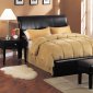 05625 Montego Upholstered Bed in Espresso Bycast PU by Acme